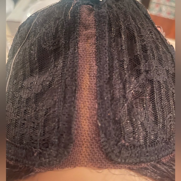 PINK OMBRÉ BEACH WAVE WIG - Picture 5 of 7